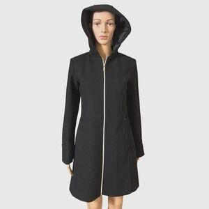 Vince Camuto Ladies' Hooded Full-Zip Jacket, XS, Black
